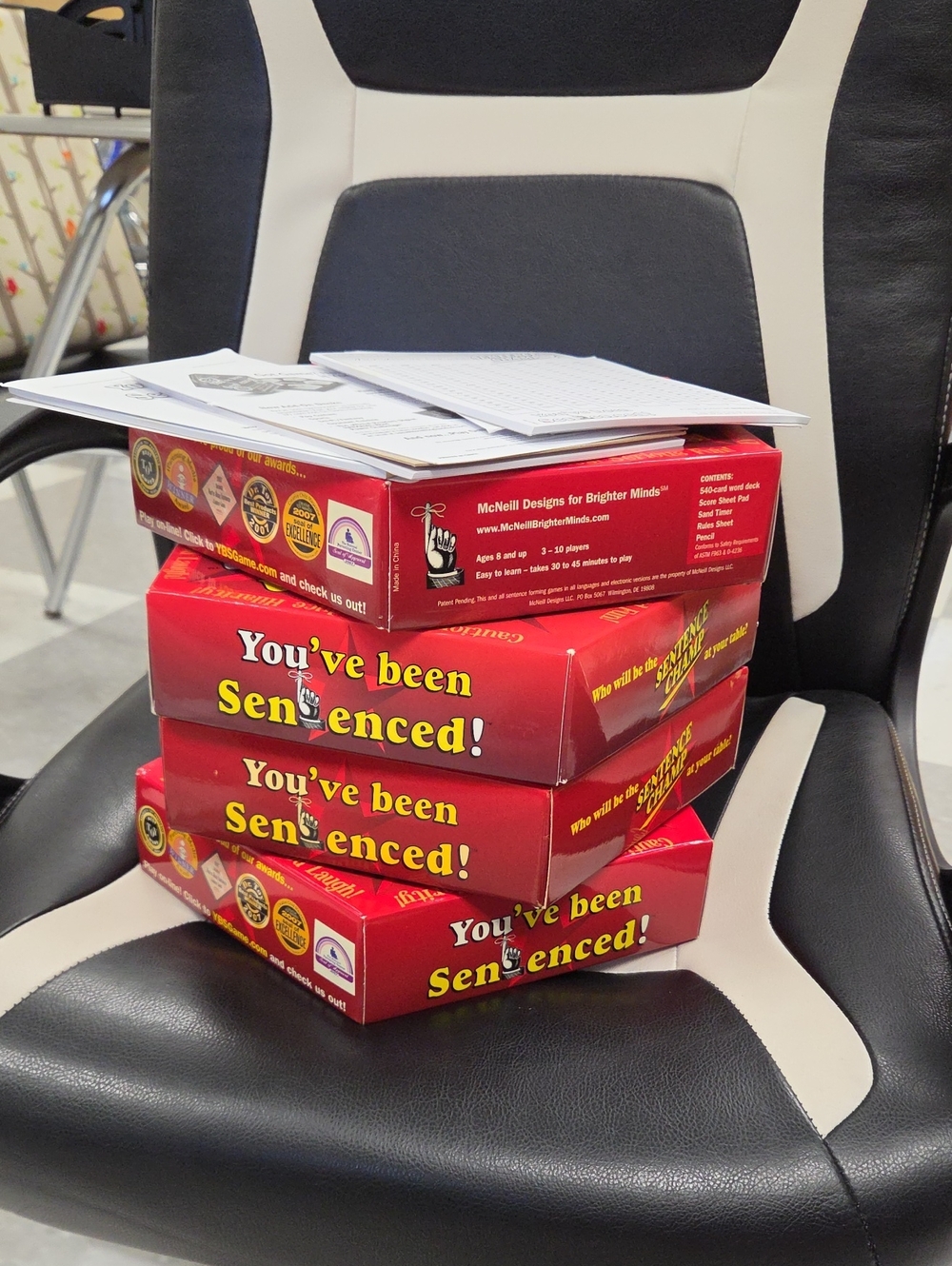 You've Been Sentenced! Red Party Game Box Set